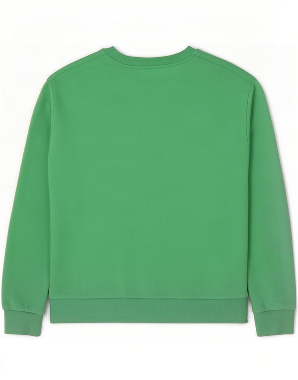 Marks & Spencer Sweat-shirt surdimensionné pour femme UK 10 Petit coton vert