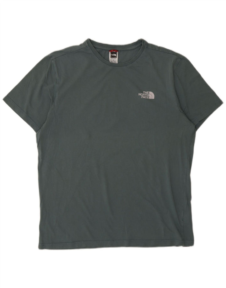 THE NORTH FACE T-Shirt Homme Haut Large Vert Coton