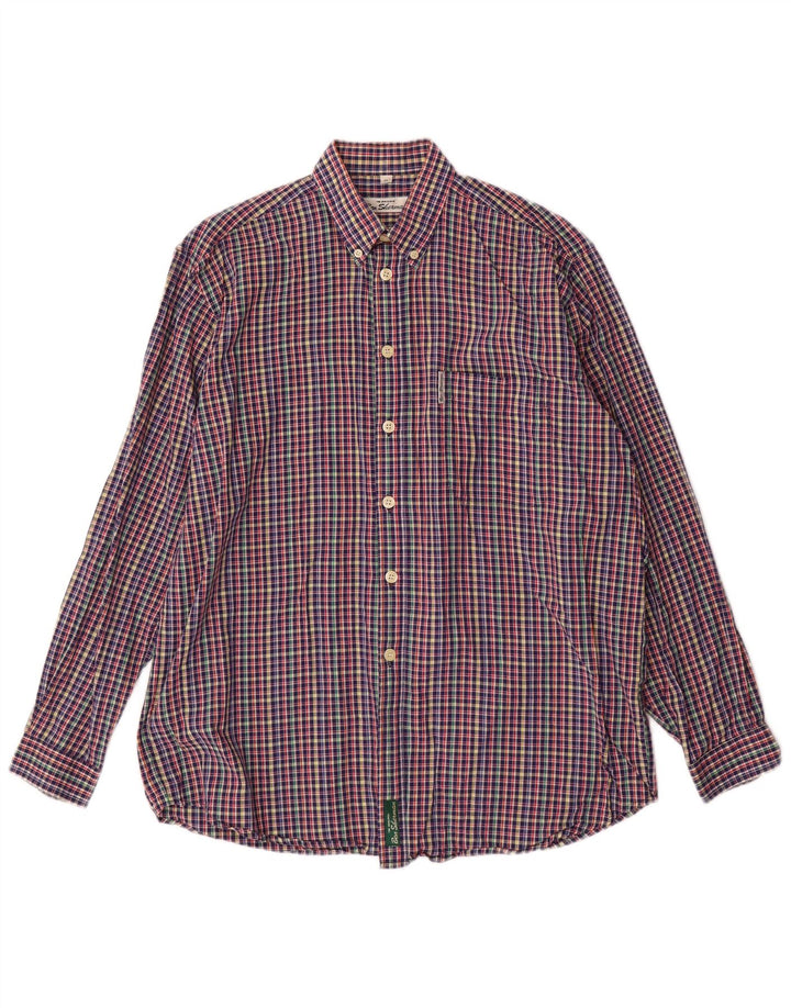 BEN SHERMAN Chemise Homme XL Carreaux Multicolores