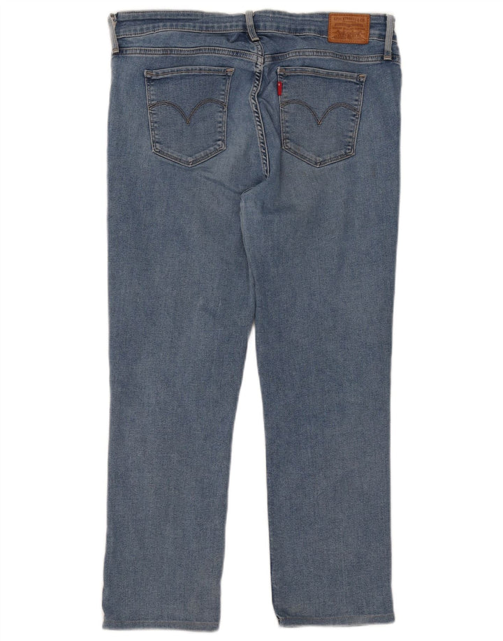Levi's Jean 712 Crop Slim Femme W31 L25 Bleu Coton