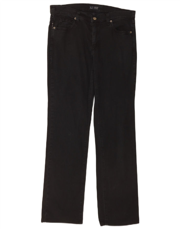 Armani Femme Jean Droit W31 L31 Coton Noir