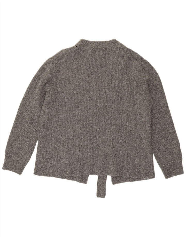 Zara Cardigan surdimensionné pour femme UK 10 Petite laine grise