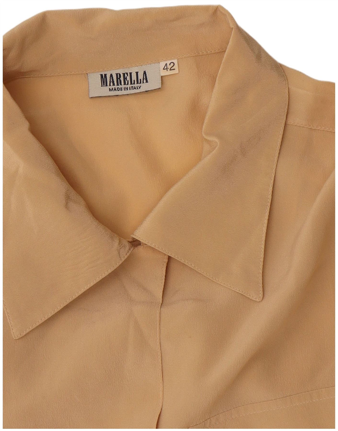 Marella Chemisier surdimensionné à manches courtes pour femme IT 42 Beige moyen