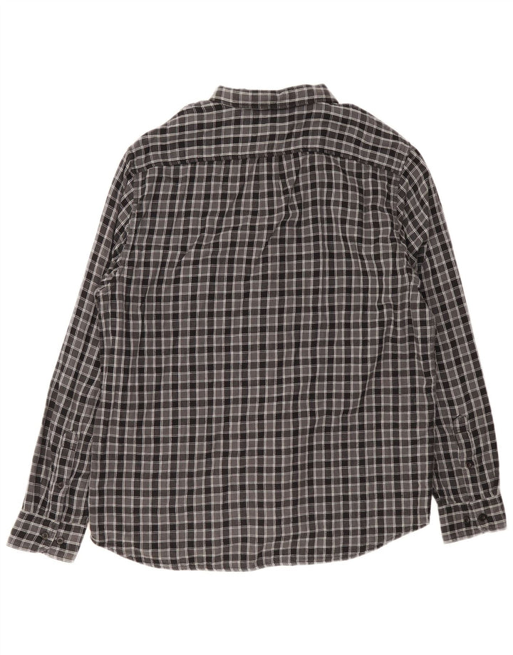 Lee Chemise en flanelle pour homme Lumberjack coupe régulière 2XL en coton à carreaux gris
