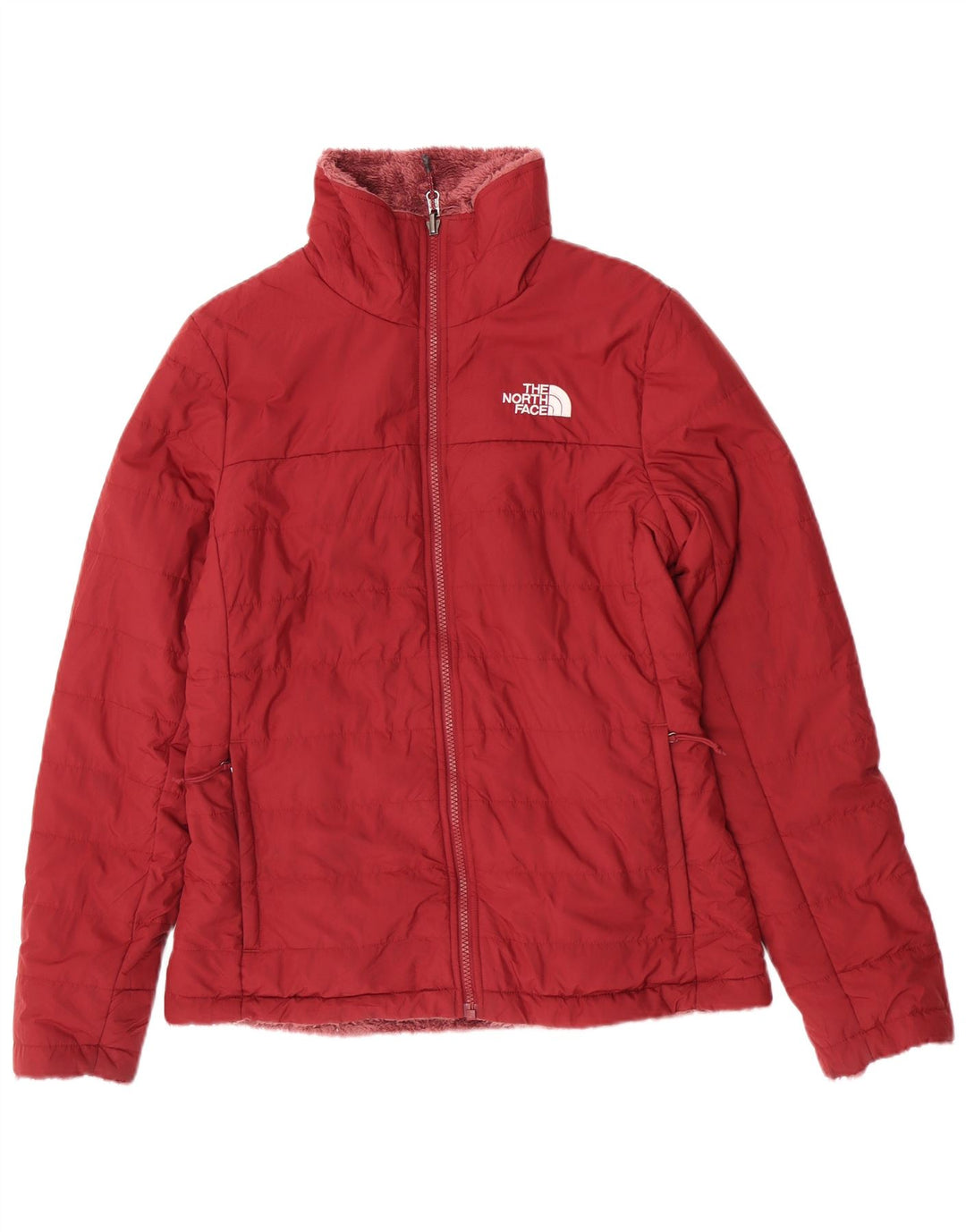 The North Face Veste matelassée réversible pour femme UK10 Small Bordeaux
