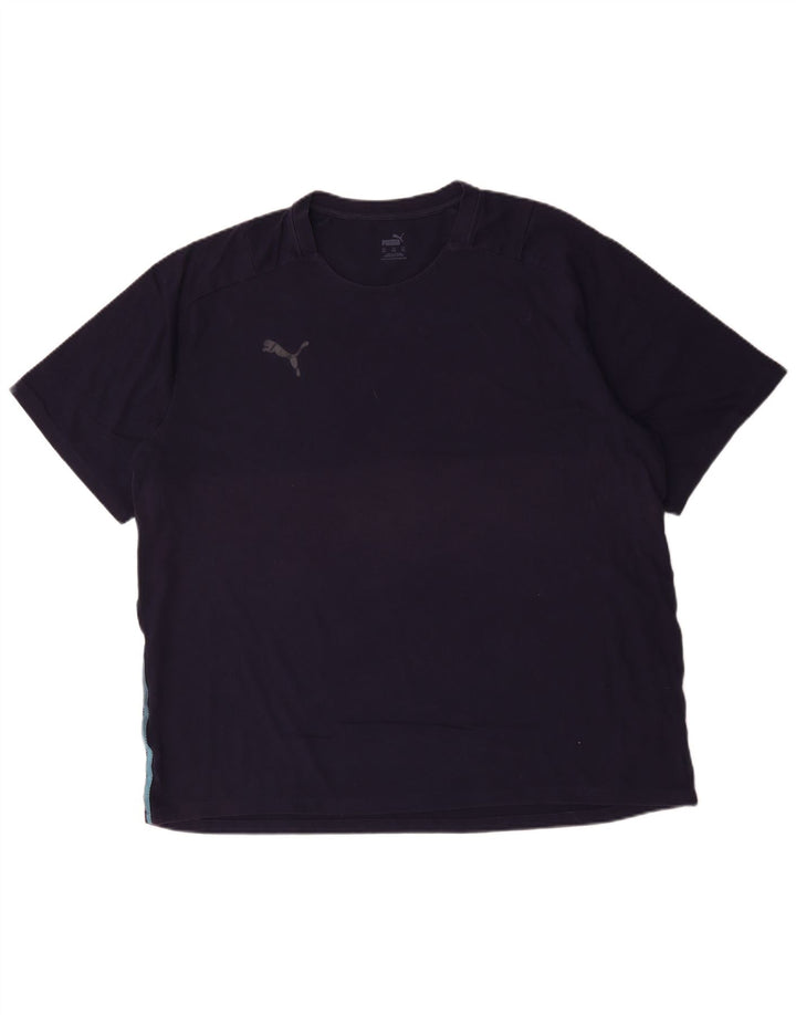 Puma T-Shirt Homme Top 3XL Bleu Marine Coton