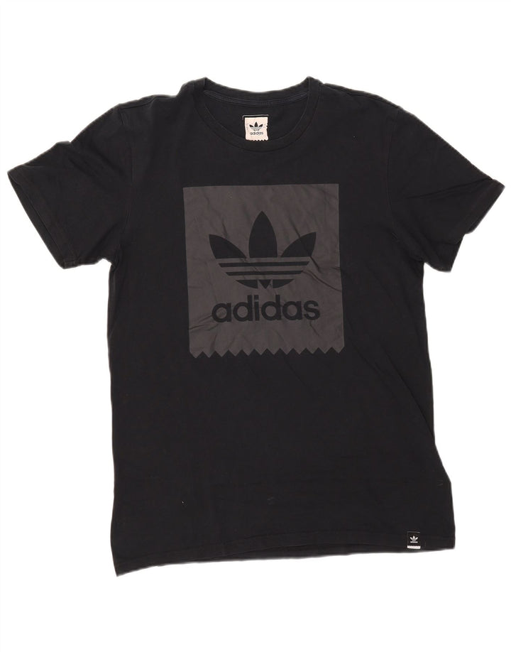 Adidas T-Shirt Graphique Homme Bleu Marine Moyen Coton