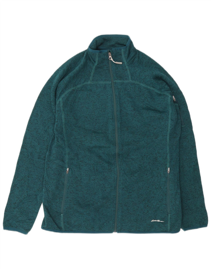 EDDIE BAUER Veste de survêtement pour femme UK 18 XL Vert Polyester