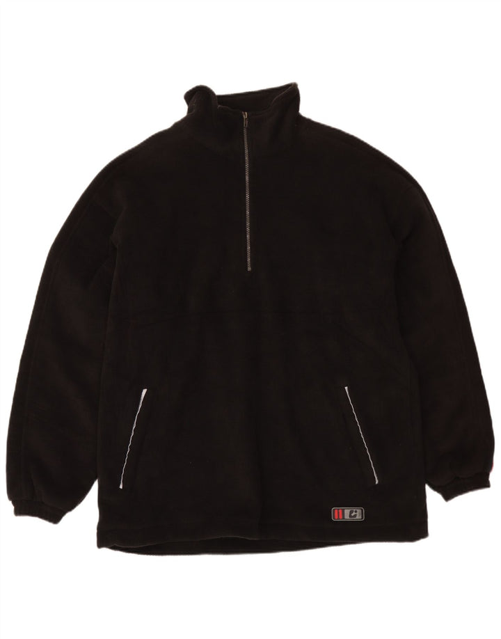 Killtec Pull polaire à col zippé pour homme XL Noir Polyester