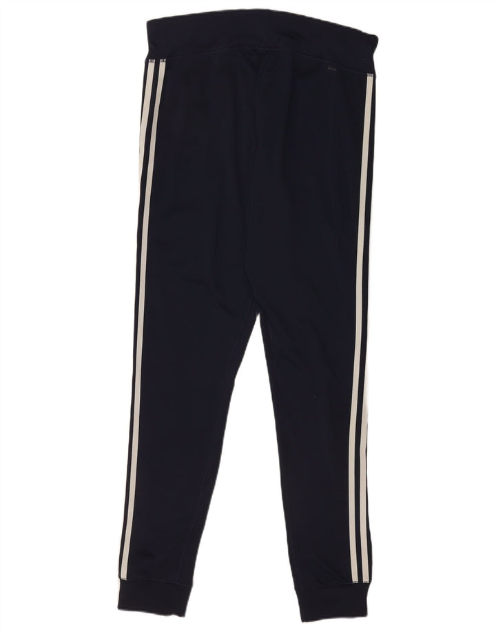 Adidas Leggings Femme UK 8 Petit Bleu Marine Polyester