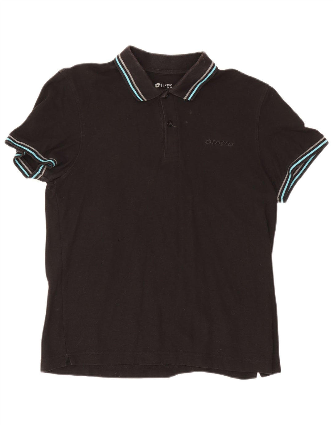 Lotto Polo Homme Grand Noir Coton
