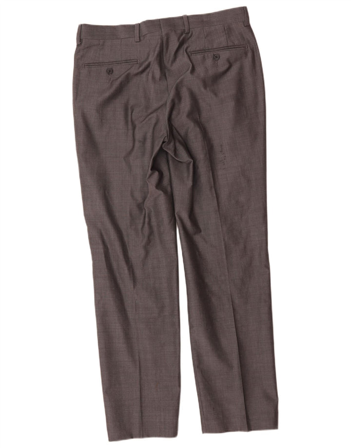 Marks & Spencer Pantalon de costume droit autographe pour homme W32 L31 Gris laine