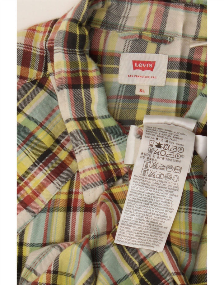 Levi's Chemise Flannel XL Homme Multicolore Carreaux Coton