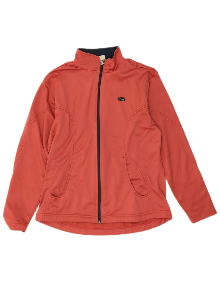 Asics Veste de Survêtement Fille 13-14 ans Rose Polyester