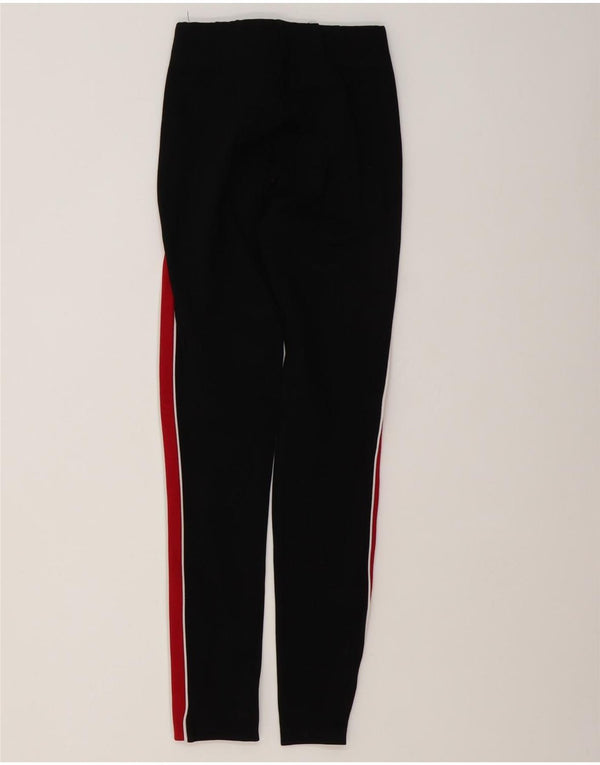 Zara Femmes Trafaluc Leggings UK 4 XS Noir Colorblock Viscose