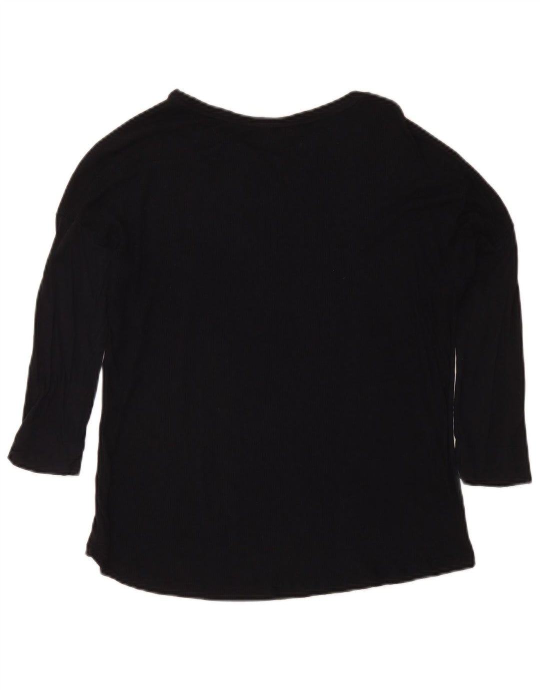 Massimo Dutti Haut à manches 3/4 pour femme UK 12 Medium Noir