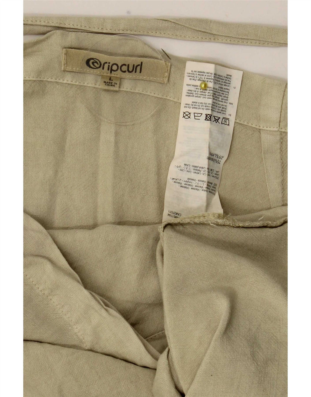 Rip Curl Jupe Portefeuille Femme Large W30 Vert Viscose