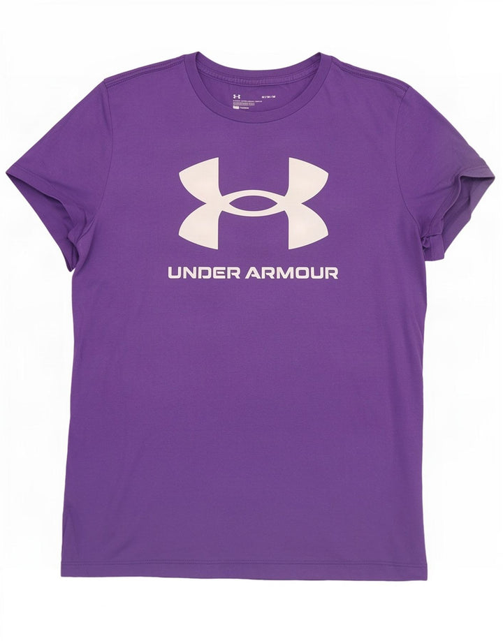 Under Armour T-Shirt Graphique Homme Violet Moyen Coton