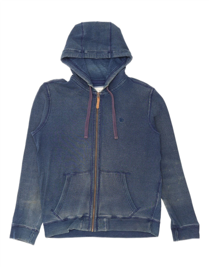 FAT FACE Sweat à Capuche Zippé Homme Bleu Marine Moyen Coton