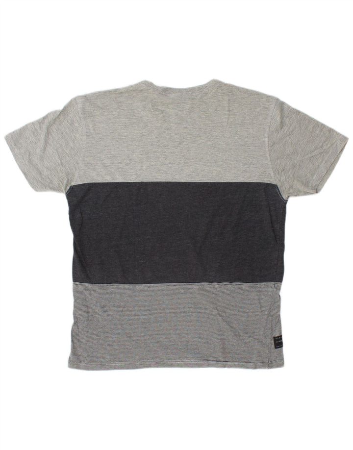 Oakley T-Shirt Homme Gris Moyen Colourblock Cotton