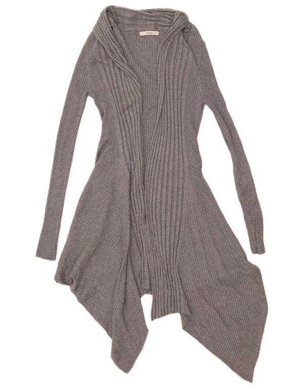 Marks & Spencer Pull cardigan long surdimensionné pour femme UK 10 Petit Gris