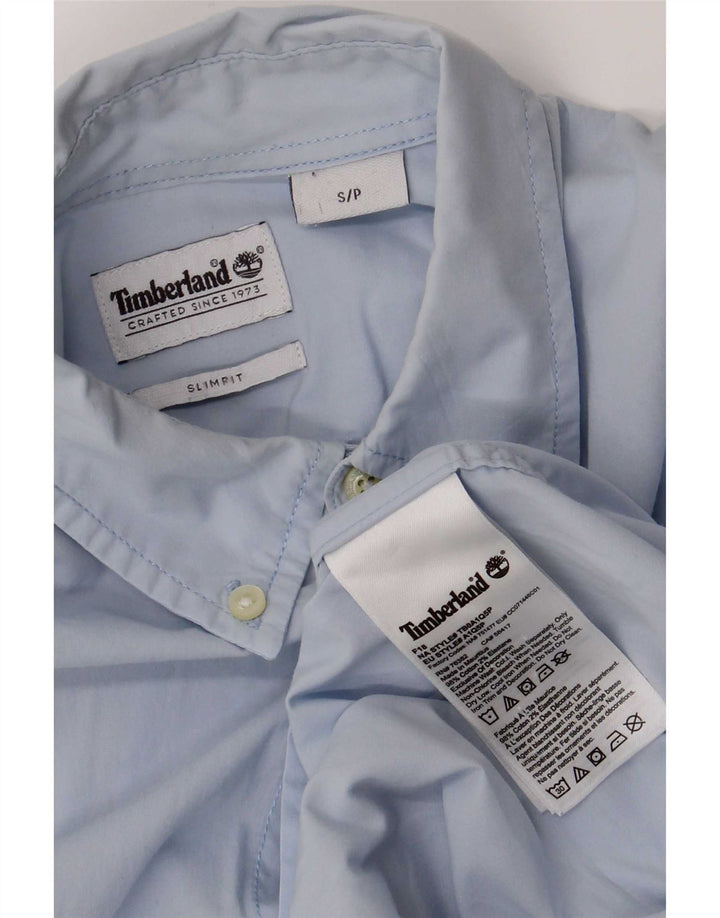 Timberland Chemise Slim Fit Homme Bleu Coton