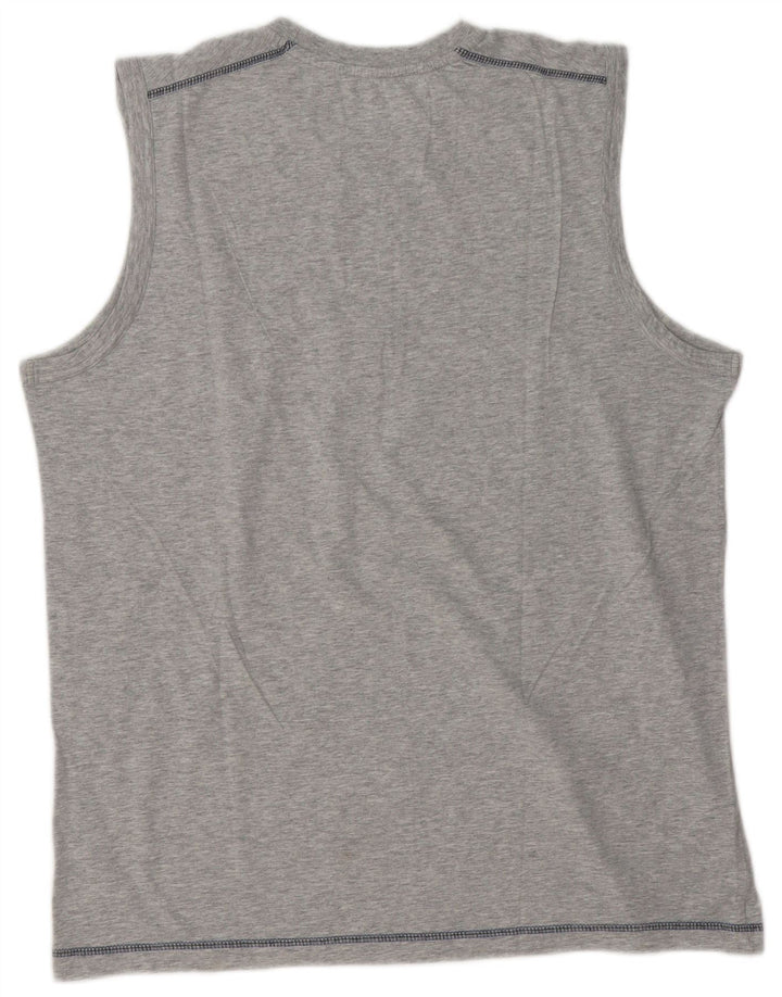 Lotto Débardeur Graphique Homme 2XL Gris Moucheté