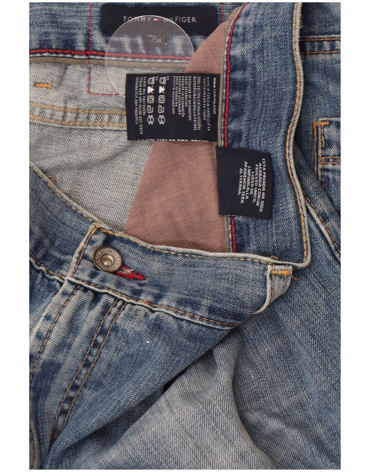 Tommy Hilfiger Jean droit homme W40 L31 bleu coton