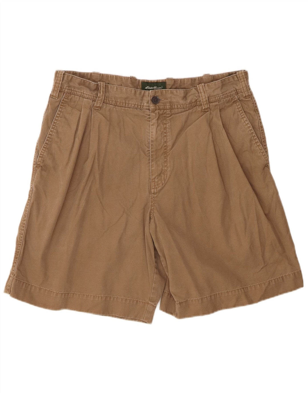 Eddie Bauer Short Chino Pegged Homme W36 Grand Coton Marron