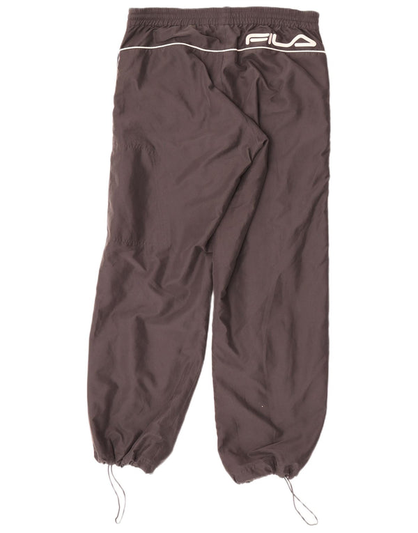 Fila Pantalon de survêtement graphique pour homme Pantalon de jogging Petit Gris Polyester