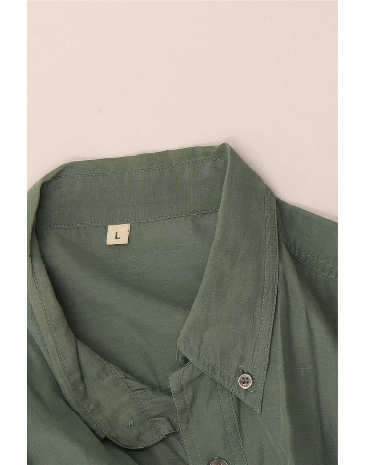 Chemise Homme Vintage Grand Vert