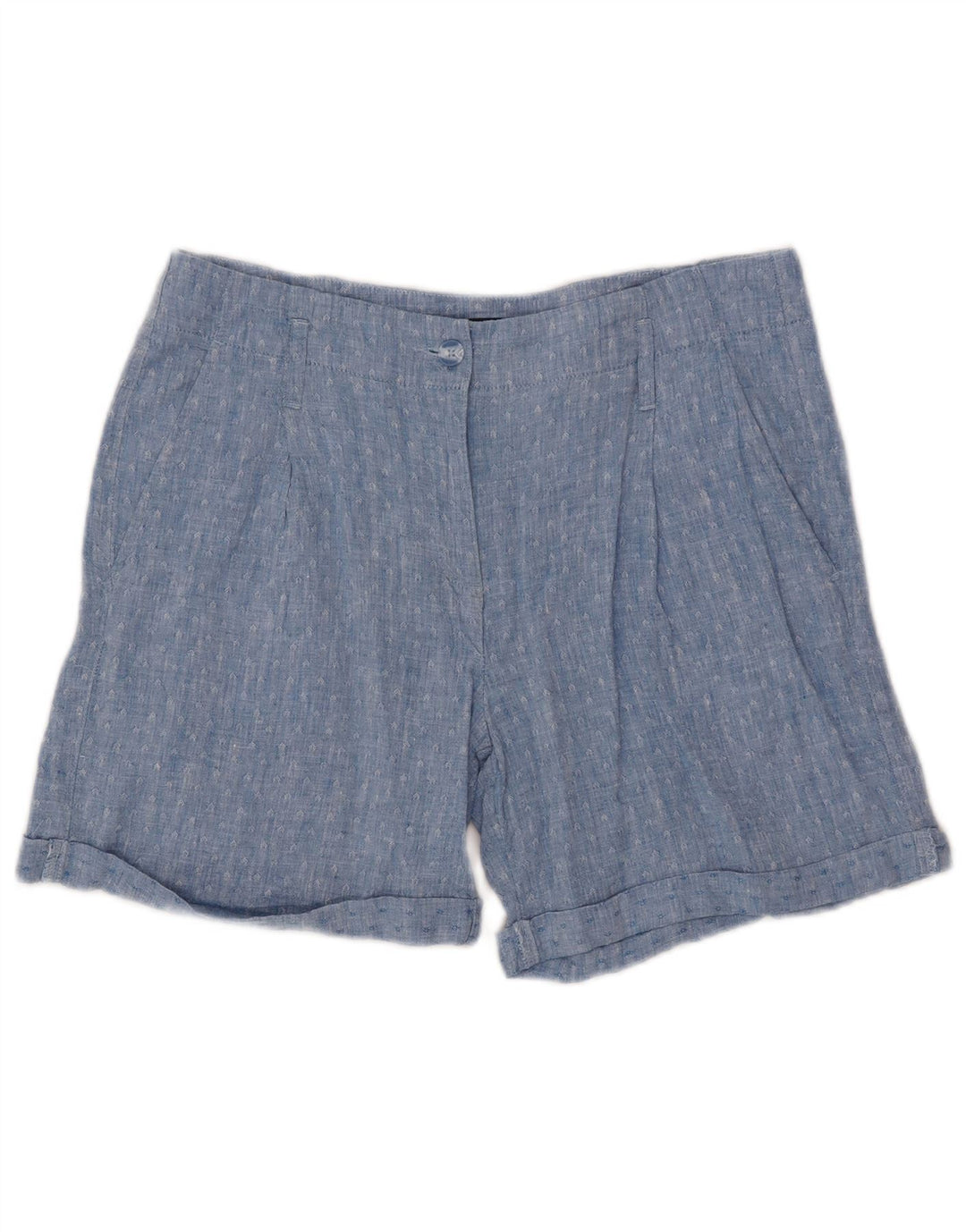 Marks & Spencer Short chino Pegged pour femme UK 12 Medium W32 Bleu géométrique
