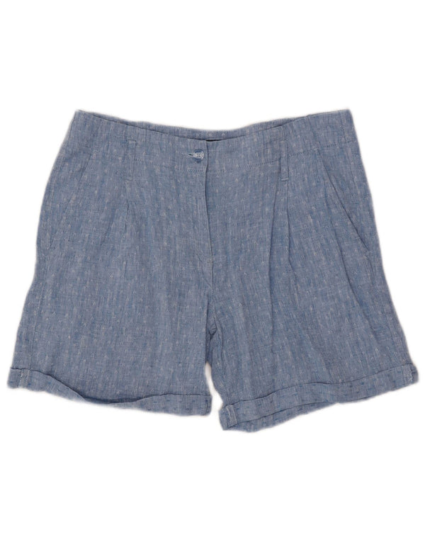 Marks & Spencer Short chino Pegged pour femme UK 12 Medium W32 Bleu géométrique
