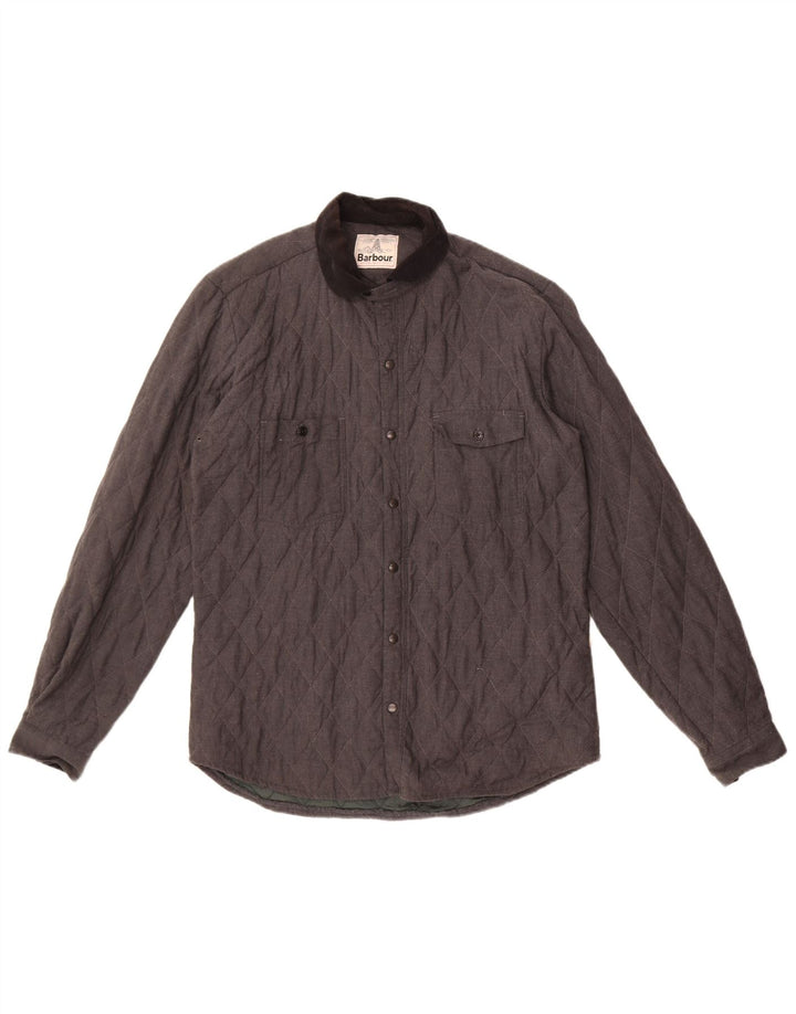 Barbour Veste matelassée pour homme UK 38 Coton gris moyen