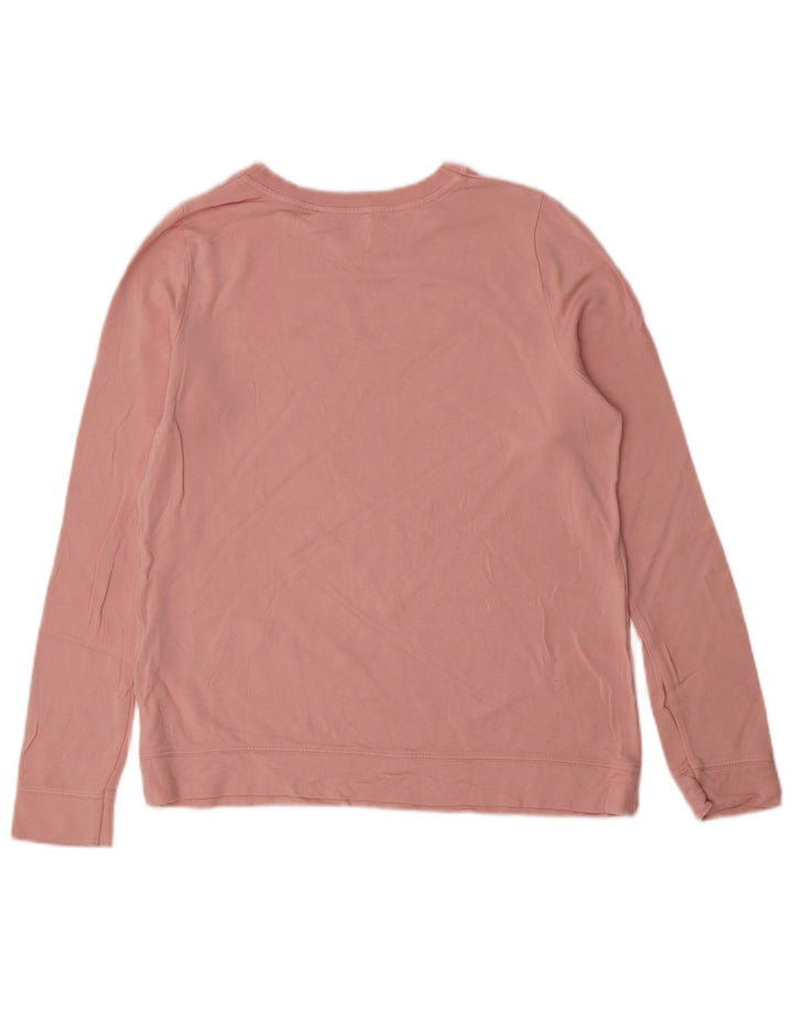 Oasis Sweat-shirt graphique pour femme UK 10 Petite viscose rose