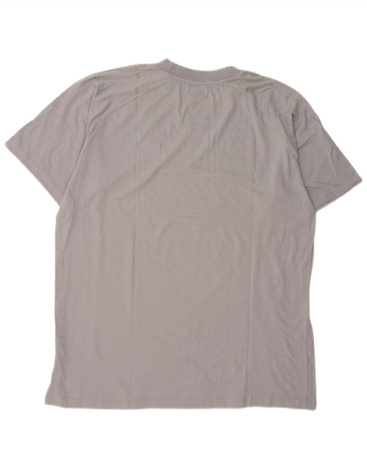 Kappa T-Shirt Homme Top 2XL Gris Coton