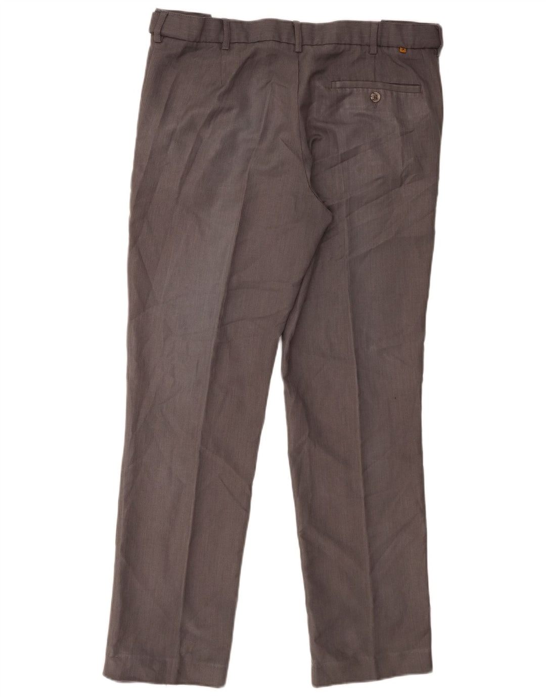 Farah Pantalon Chino Droit Classique Homme W36 L31 Gris Polyester