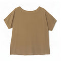 vintage Femme Blouse Top UK 16 Grand Kaki