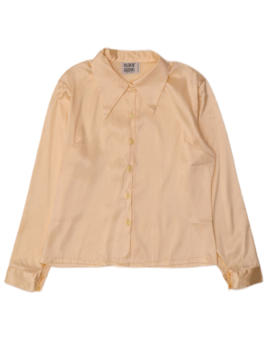 Chemisier chemise femme vintage UK 14 Beige moyen