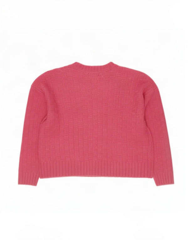 Marks & Spencer Pull surdimensionné à col en V pour femme UK 18 XL Rose