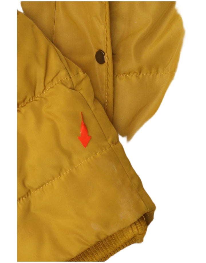 LAURA ASHLEY Veste matelassée pour femme UK 12 Jaune moyen Polyester