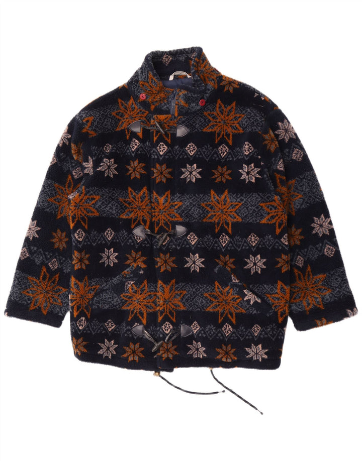 Astrolabio Veste Polaire Homme UK 40 Large Bleu Marine Floral Polyester