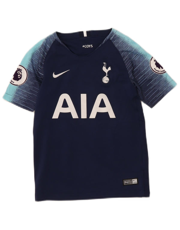 Nike Boys Tottenham Hotspur Graphic T-Shirt Top 8-9 ans Petit Bleu Marine