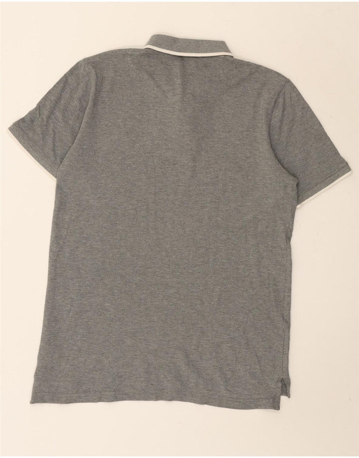 Puma Polo Homme Gris Moyen Coton