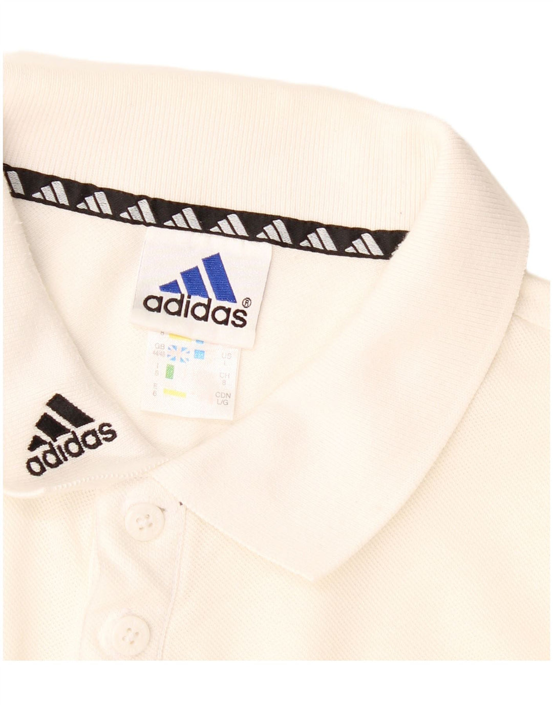 Adidas Polo Homme Grand Blanc Coton