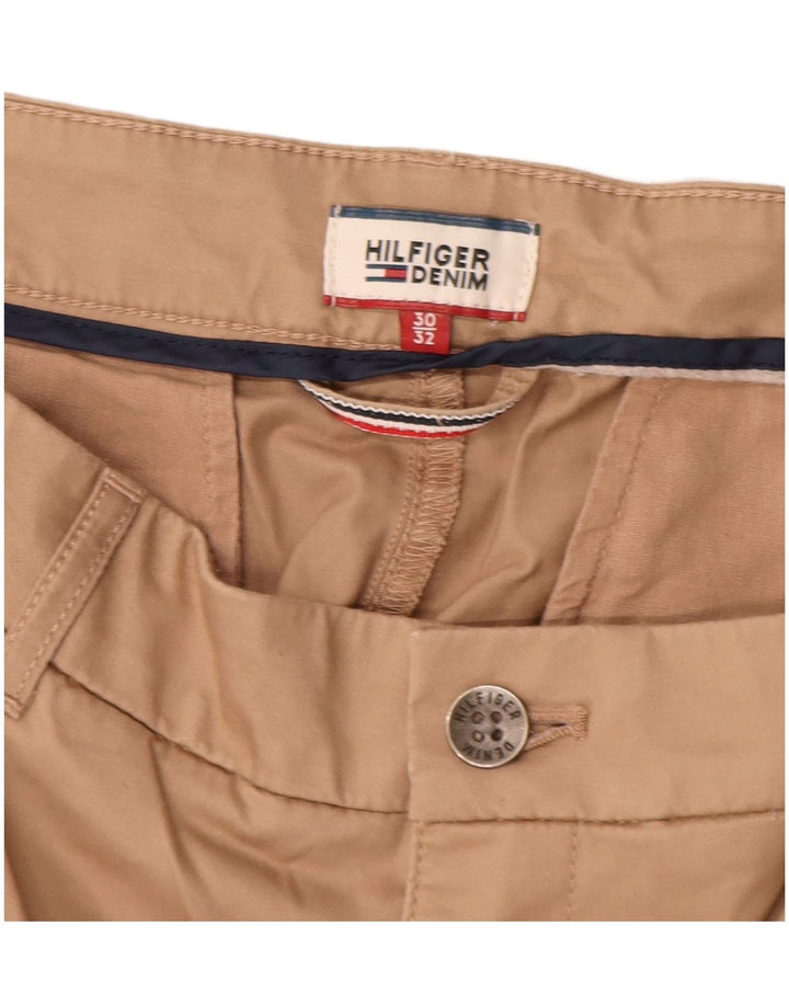 TOMMY HILFIGER Pantalon Chino Slim Femme W30 L28 Coton Beige