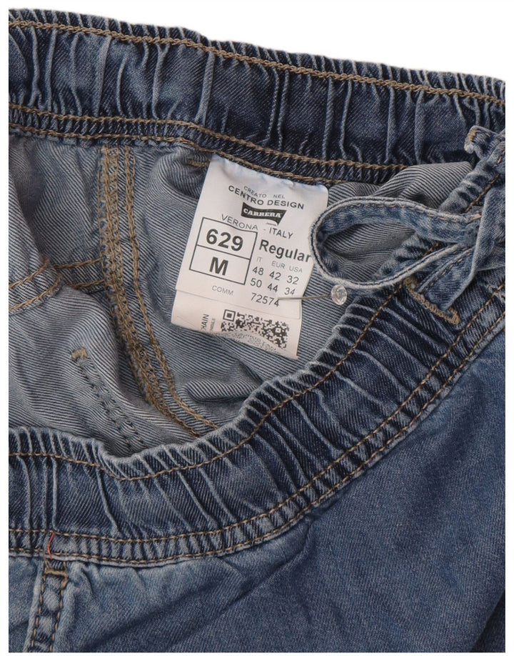 Carrera Short 629 Cargo Denim Homme IT 48 Medium W32 Bleu Coton