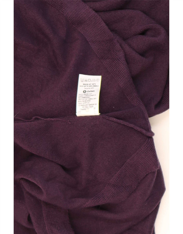 Marks & Spencer Tunique pour femme UK 14 Grand Acrylique Marron