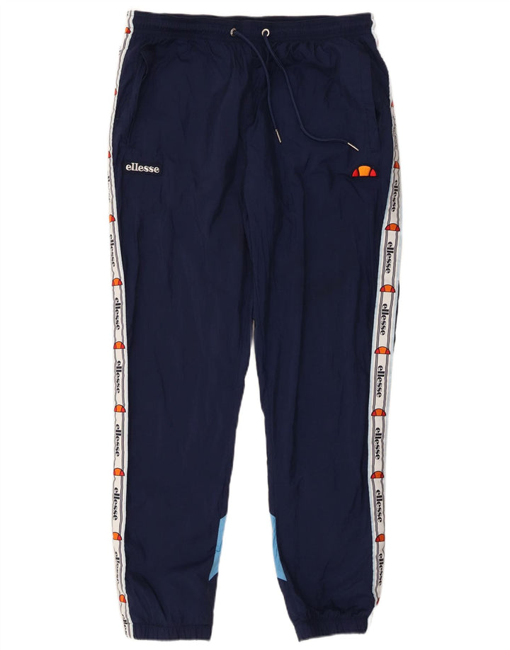 Ellesse Pantalon de survêtement pour homme Bleu marine moyen Colourblock