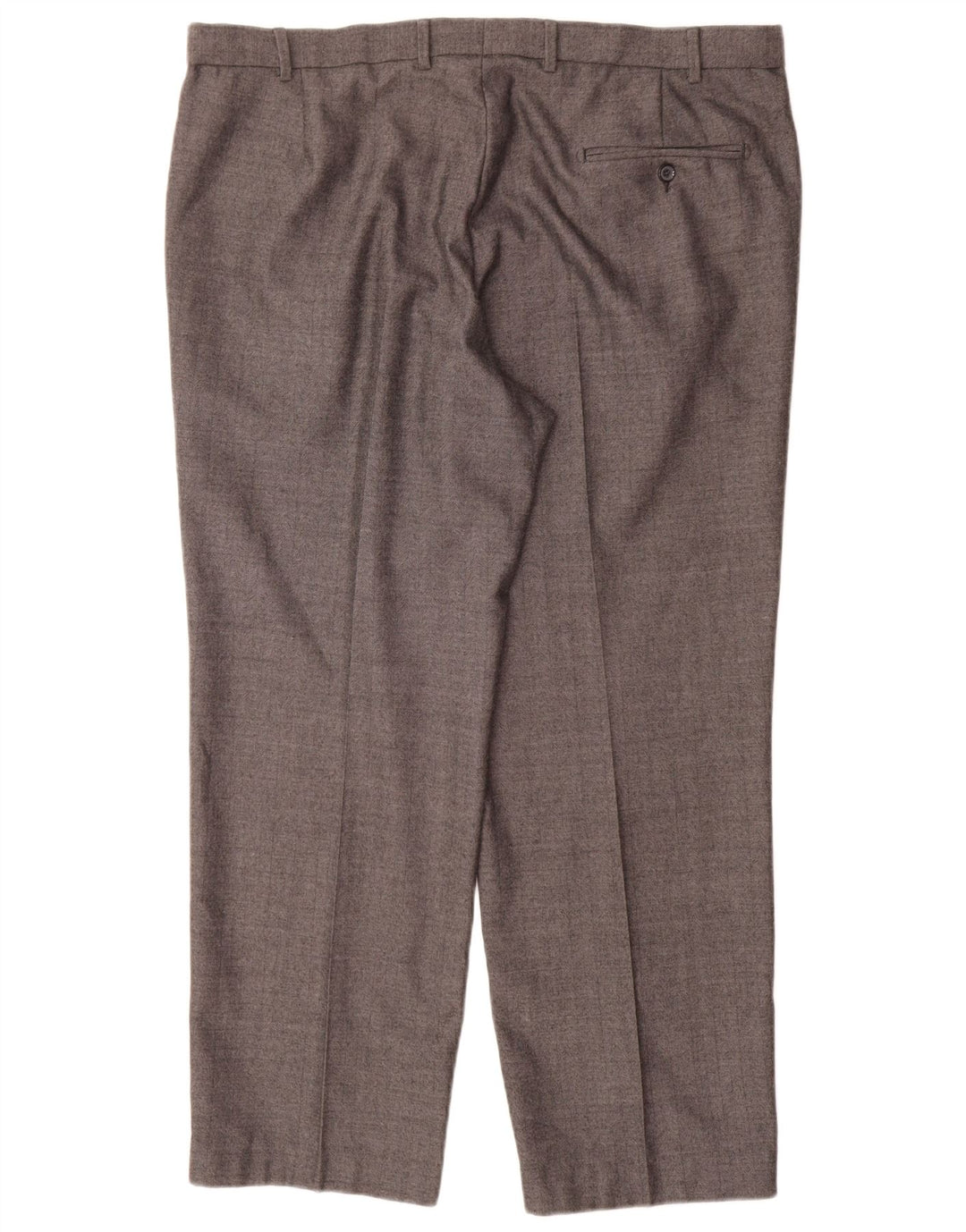 Marks & Spencer Pantalon de Costume Droit Regular Fit Homme W40 L29 Gris Laine